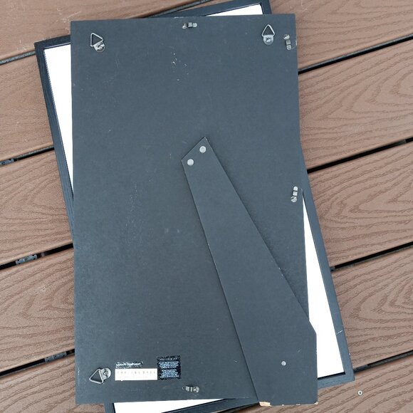 Pottery Barn 11x14" Wood Document Frame Black Brown - Picture 6 of 16